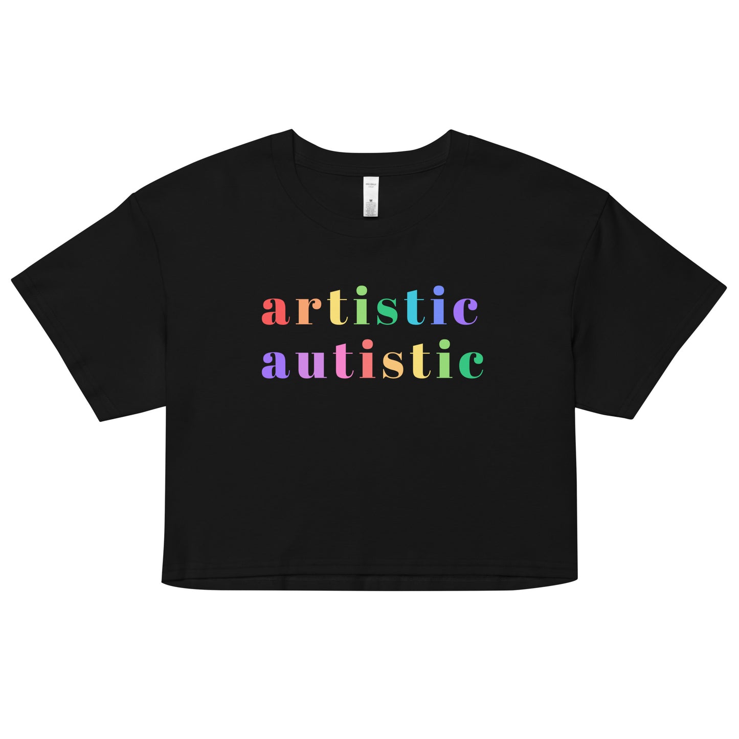Autistic Artistic Crop Top