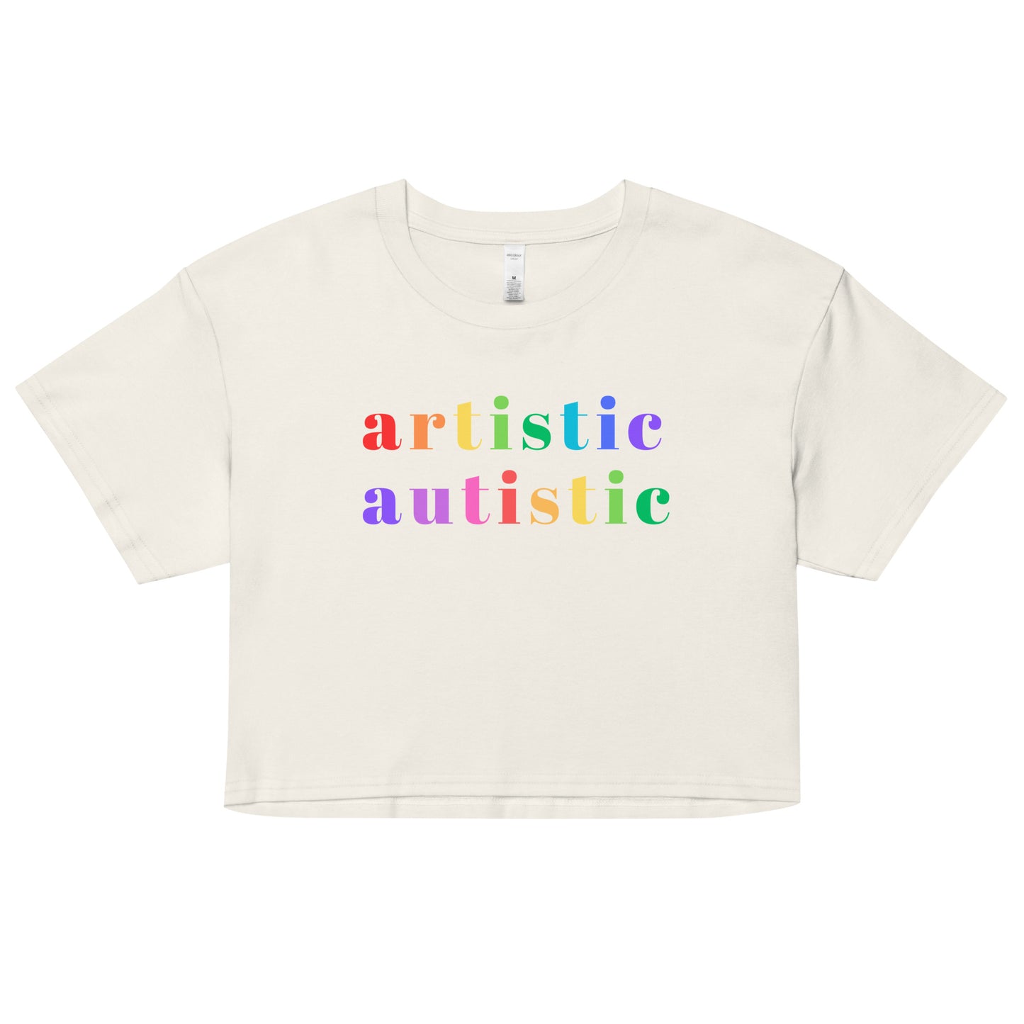 Autistic Artistic Crop Top